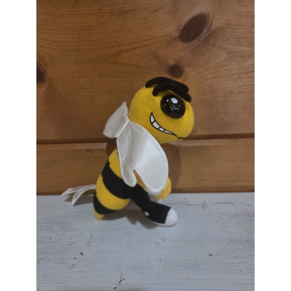 Vintage Georgia Tech Yellow Jackets Buzz Mascot Campus Critters Beanbag Plush - Picture 2 of 4